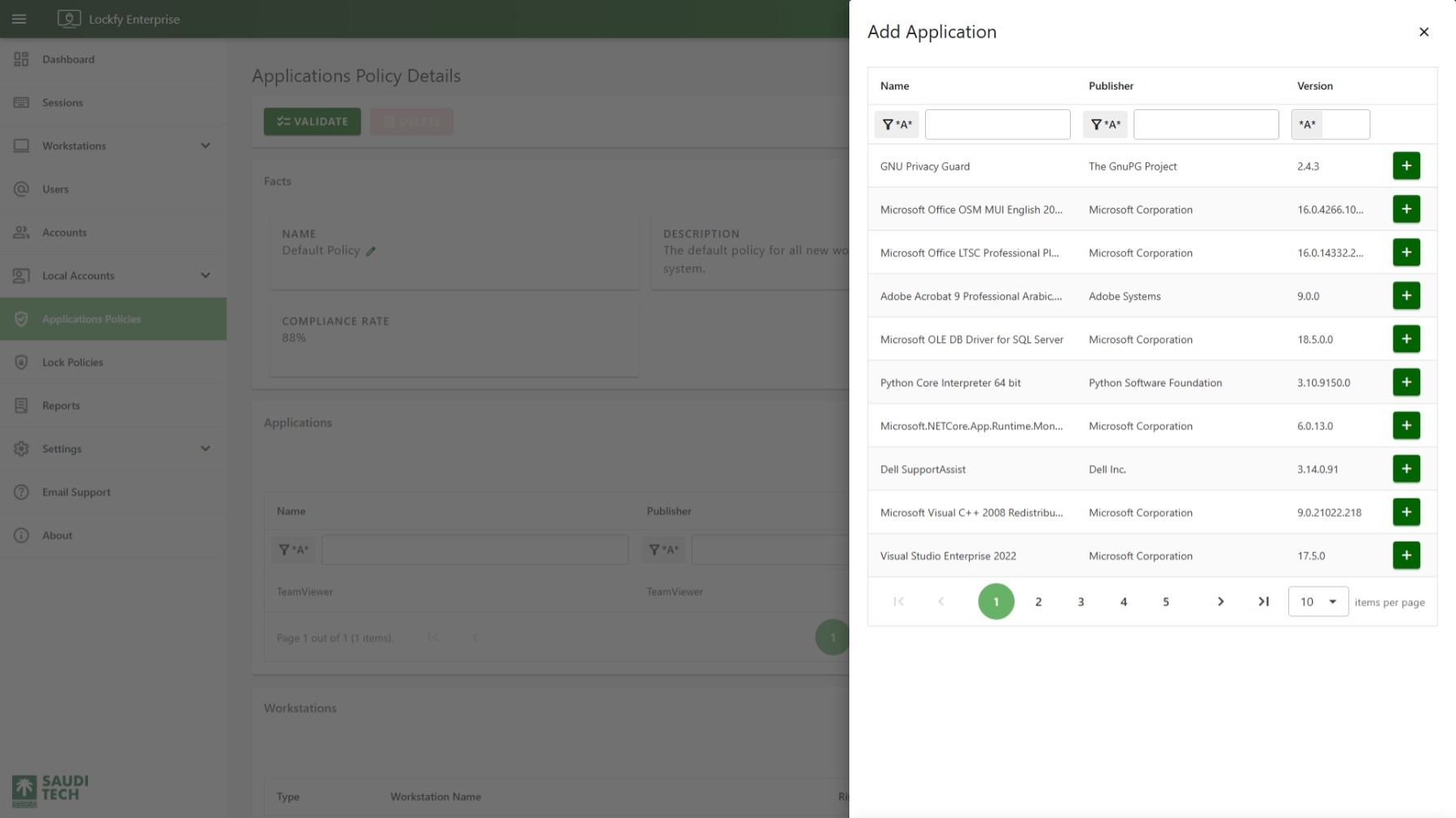 Add Application Rule to Policy
